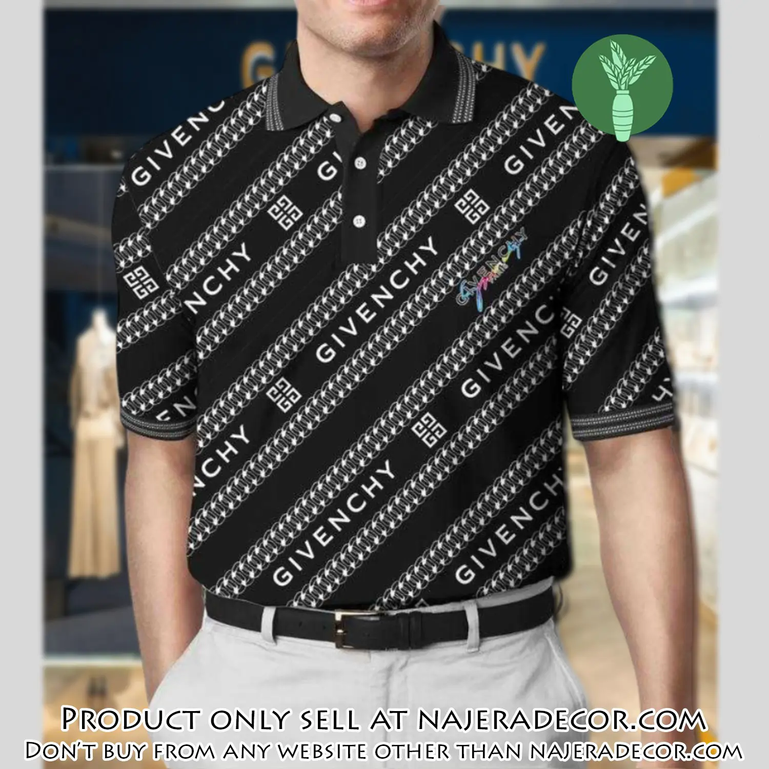 Givenchy premium polo shirt  luxury polo shirt for men pls519 njr3318680